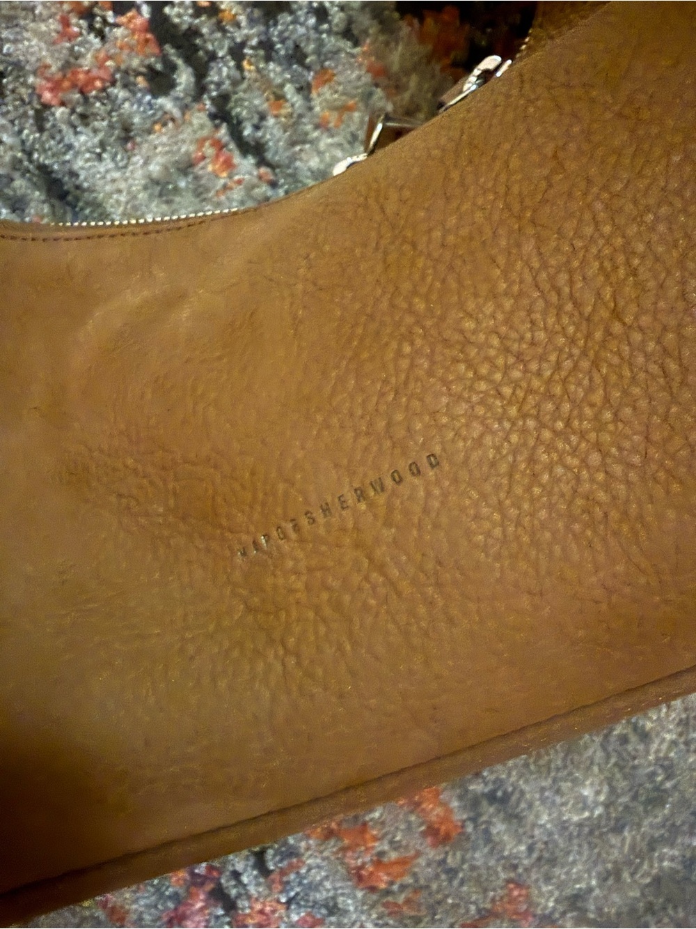 Margesherwood Brown Suede Hobo Bag - Picture 3 of 5